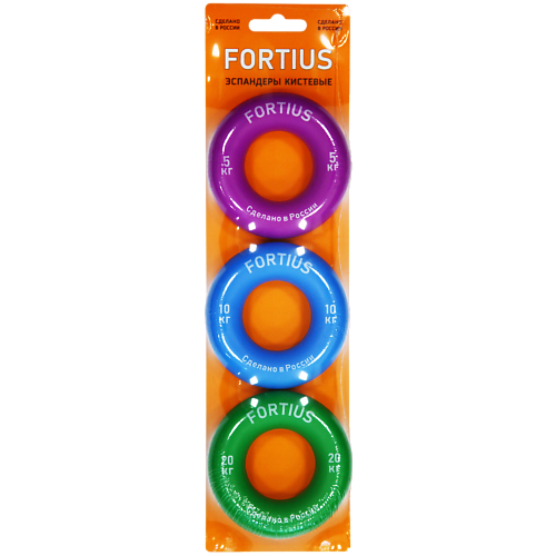 FORTIUS Набор кистевых эспандеров 5,10,20 кг (подложка), Набор кистевых эспандеров 5,10,20 кг (подложка)
FORTIUS Набор кистевых эспандеров 5,10,20 кг (подложка), Набор кистевых эспандеров 5,10,20 кг (подложка)