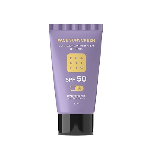 BEAUTIFIC Солнцезащитный крем для лица c SPF 50 Face Sunscreen, Солнцезащитный крем для лица c SPF 50 Face Sunscreen 
BEAUTIFIC Солнцезащитный крем для лица c SPF 50 Face Sunscreen, Солнцезащитный крем для лица c SPF 50 Face Sunscreen