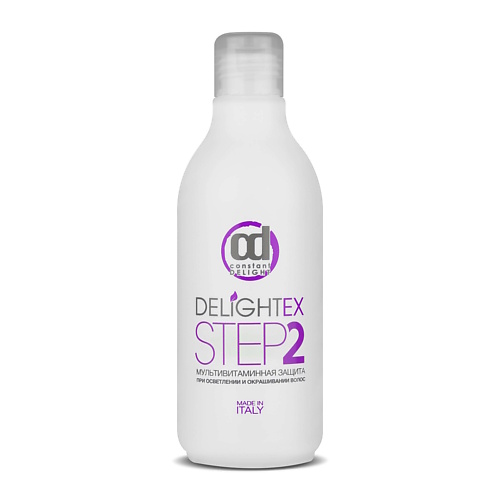 CONSTANT DELIGHT Эликсир-крем для защиты волос DELIGHTEX Step 2 250.0, Эликсир-крем для защиты волос DELIGHTEX Step 2
CONSTANT DELIGHT Эликсир-крем для защиты волос DELIGHTEX Step 2 250.0, Эликсир-крем для защиты волос DELIGHTEX Step 2