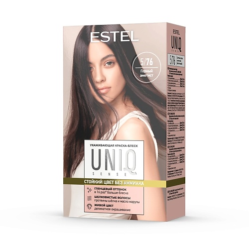 ESTEL PROFESSIONAL Краска-блеск для волос без аммиака, ухаживающая Uniq Sense 258, Краска-блеск для волос без аммиака, ухаживающая Uniq Sense
ESTEL PROFESSIONAL Краска-блеск для волос без аммиака, ухаживающая Uniq Sense 258, Краска-блеск для волос без аммиака, ухаживающая Uniq Sense