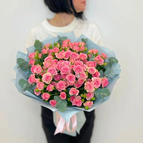 ЛЭТУАЛЬ FLOWERS Букет из розовых кустовых роз с эвкалиптом 15 шт., Букет из розовых кустовых роз с эвкалиптом 15 шт.
ЛЭТУАЛЬ FLOWERS Букет из розовых кустовых роз с эвкалиптом 15 шт., Букет из розовых кустовых роз с эвкалиптом 15 шт.