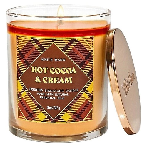 BATH & BODY WORKS Свеча ароматическая Hot Cocoa & Cream Signature Single Wick Candle, Свеча ароматическая Hot Cocoa & Cream Signature Single Wick Candle
BATH & BODY WORKS Свеча ароматическая Hot Cocoa & Cream Signature Single Wick Candle, Свеча ароматическая Hot Cocoa & Cream Signature Single Wick Candle