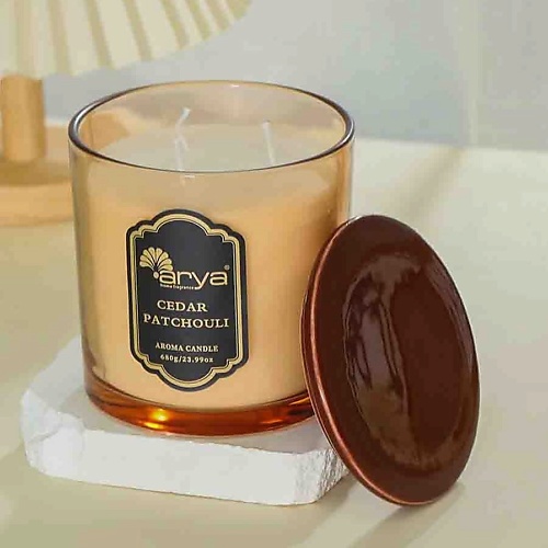 ARYA HOME COLLECTION Ароматическая свеча Cedar Patchouli с керамической крышкой Янтарь, Ароматическая свеча Cedar Patchouli с керамической крышкой Янтарь
ARYA HOME COLLECTION Ароматическая свеча Cedar Patchouli с керамической крышкой Янтарь, Ароматическая свеча Cedar Patchouli с керамической крышкой Янтарь