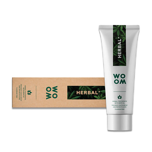 WO OM Натуральная зубная паста с конопляным маслом WOOM HERBAL+, Натуральная зубная паста с конопляным маслом WOOM HERBAL+
WO OM Натуральная зубная паста с конопляным маслом WOOM HERBAL+, Натуральная зубная паста с конопляным маслом WOOM HERBAL+
