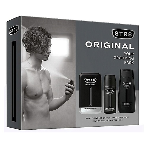 STR8 Набор Original: Лосьон после бритья + Гель для душа + Дезодорант, Набор Original: Лосьон после бритья + Гель для душа + Дезодорант
STR8 Набор Original: Лосьон после бритья + Гель для душа + Дезодорант, Набор Original: Лосьон после бритья + Гель для душа + Дезодорант