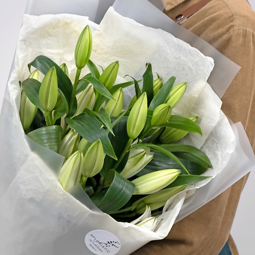 STUDIO FLORISTIC Букет из Белой лилии 5 шт «Элегантной», Букет из Белой лилии 5 шт «Элегантной»
STUDIO FLORISTIC Букет из Белой лилии 5 шт «Элегантной», Букет из Белой лилии 5 шт «Элегантной»