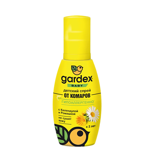 GARDEX Baby Спрей от комаров для детей с 2х лет 100.0, Baby Спрей от комаров для детей с 2х лет
GARDEX Baby Спрей от комаров для детей с 2х лет 100.0, Baby Спрей от комаров для детей с 2х лет