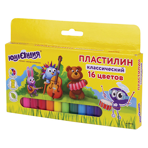 ЮНЛАНДИЯ Пластилин классический Юнландик-музыкант 1.0, Пластилин классический Юнландик-музыкант
ЮНЛАНДИЯ Пластилин классический Юнландик-музыкант 1.0, Пластилин классический Юнландик-музыкант