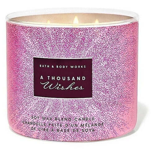 BATH & BODY WORKS Ароматическая свеча A Thousand Wishes 3-Wick Candle, Ароматическая свеча A Thousand Wishes 3-Wick Candle
BATH & BODY WORKS Ароматическая свеча A Thousand Wishes 3-Wick Candle, Ароматическая свеча A Thousand Wishes 3-Wick Candle