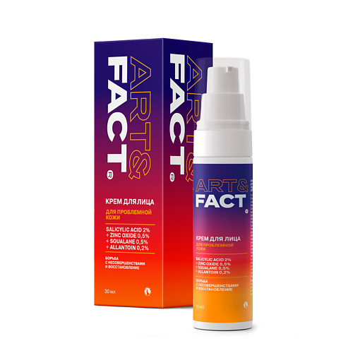 ART&FACT Крем-актив для проблемной кожи лица и точечного действия в борьбе с акне 30.0, Крем-актив для проблемной кожи лица и точечного действия в борьбе с акне 
ART&FACT Крем-актив для проблемной кожи лица и точечного действия в борьбе с акне 30.0, Крем-актив для проблемной кожи лица и точечного действия в борьбе с акне