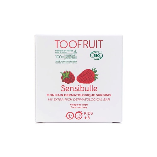 TOOFRUIT Мыло детское твердое для чувствительной кожи Клубника-Малина 3+, Мыло детское твердое для чувствительной кожи Клубника-Малина 3+
TOOFRUIT Мыло детское твердое для чувствительной кожи Клубника-Малина 3+, Мыло детское твердое для чувствительной кожи Клубника-Малина 3+