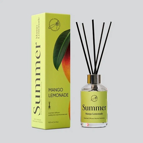 AROMA HARMONY Диффузор ароматический "Mangо lemonade", Диффузор ароматический "Mangо lemonade"
AROMA HARMONY Диффузор ароматический "Mangо lemonade", Диффузор ароматический "Mangо lemonade"