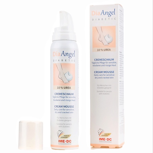 IME-DC Крем-пенка для ухода за ногами, от сухих мозолей и натоптышей DiaAngel 125, Крем-пенка для ухода за ногами, от сухих мозолей и натоптышей DiaAngel
IME-DC Крем-пенка для ухода за ногами, от сухих мозолей и натоптышей DiaAngel 125, Крем-пенка для ухода за ногами, от сухих мозолей и натоптышей DiaAngel