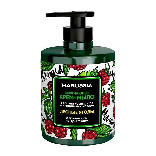 MARUSSIA Крем-мыло смягчающее для рук и тела с соками лесных ягод и миндальным маслом 300, Крем-мыло смягчающее для рук и тела с соками лесных ягод и миндальным маслом
MARUSSIA Крем-мыло смягчающее для рук и тела с соками лесных ягод и миндальным маслом 300, Крем-мыло смягчающее для рук и тела с соками лесных ягод и миндальным маслом