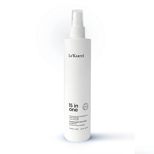 LE'KARITE 15 в 1 Несмываемый крем-спрей с маслом Ши 250, 15 в 1 Несмываемый крем-спрей с маслом Ши
LE'KARITE 15 в 1 Несмываемый крем-спрей с маслом Ши 250, 15 в 1 Несмываемый крем-спрей с маслом Ши