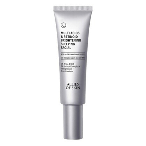 ALLIES OF SKIN Многокислотный осветляющий ночной крем для лица Multi Acids & Retinoid, Многокислотный осветляющий ночной крем для лица Multi Acids & Retinoid
ALLIES OF SKIN Многокислотный осветляющий ночной крем для лица Multi Acids & Retinoid, Многокислотный осветляющий ночной крем для лица Multi Acids & Retinoid