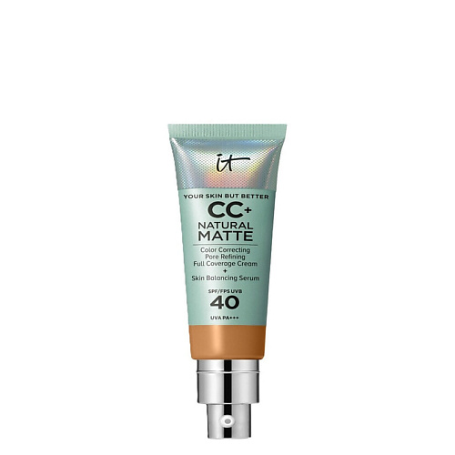 IT COSMETICS CC+ крем с матовым финишем и SPF40 Your Skin But Better Natural Matte, CC+ крем с матовым финишем и SPF40 Your Skin But Better Natural Matte
IT COSMETICS CC+ крем с матовым финишем и SPF40 Your Skin But Better Natural Matte, CC+ крем с матовым финишем и SPF40 Your Skin But Better Natural Matte