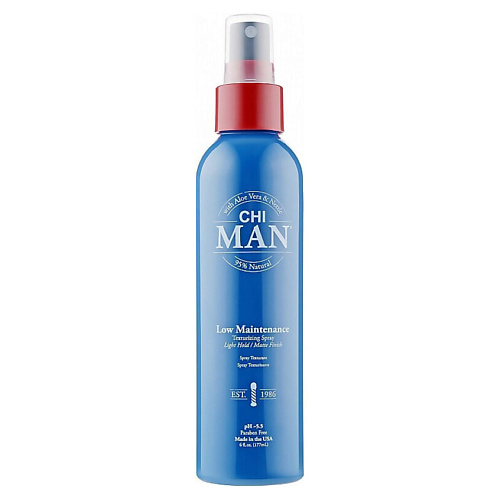 CHI Тесктурирующий спрей Man Low Maintenance Texturizing Spray 177, Тесктурирующий спрей Man Low Maintenance Texturizing Spray
CHI Тесктурирующий спрей Man Low Maintenance Texturizing Spray 177, Тесктурирующий спрей Man Low Maintenance Texturizing Spray