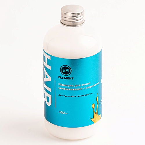 ELEMENT Шампунь для волос с кератином 300, Шампунь для волос с кератином
ELEMENT Шампунь для волос с кератином 300, Шампунь для волос с кератином