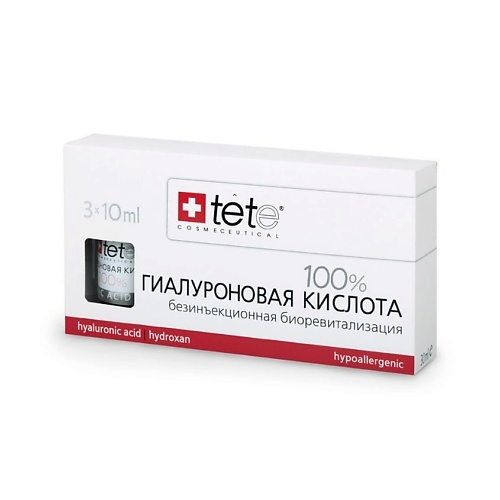 TETE COSMECEUTICAL Лосьон косметический Hyaluronic acid 100% 30, Лосьон косметический Hyaluronic acid 100%
TETE COSMECEUTICAL Лосьон косметический Hyaluronic acid 100% 30, Лосьон косметический Hyaluronic acid 100%