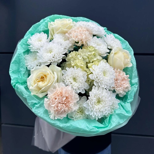 ДАРИ ЦВЕТЫ Букет с хризантемами, розами и диантусами, Букет с хризантемами, розами и диантусами
ДАРИ ЦВЕТЫ Букет с хризантемами, розами и диантусами, Букет с хризантемами, розами и диантусами