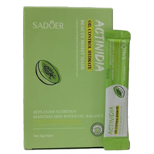SADOER Маска для лица гелевая увлажняющая с маслом актинидии 10, Маска для лица гелевая увлажняющая с маслом актинидии
SADOER Маска для лица гелевая увлажняющая с маслом актинидии 10, Маска для лица гелевая увлажняющая с маслом актинидии