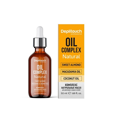 DEPILTOUCH PROFESSIONAL Комплекс натуральных масел для депиляции и ухода за кожей Oil Complex Natural, Комплекс натуральных масел для депиляции и ухода за кожей Oil Complex Natural
DEPILTOUCH PROFESSIONAL Комплекс натуральных масел для депиляции и ухода за кожей Oil Complex Natural, Комплекс натуральных масел для депиляции и ухода за кожей Oil Complex Natural
