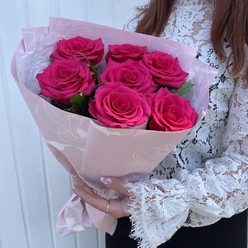 ДАРИ ЦВЕТЫ Букет из розовых роз с рускусом, Букет из розовых роз с рускусом
ДАРИ ЦВЕТЫ Букет из розовых роз с рускусом, Букет из розовых роз с рускусом