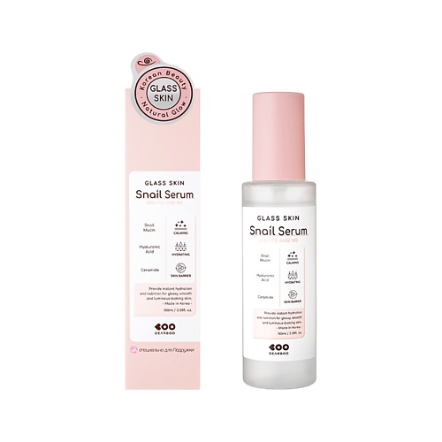 DEARBOO Сыворотка для лица GLASS SKIN с муцином улитки 100, Сыворотка для лица GLASS SKIN с муцином улитки
DEARBOO Сыворотка для лица GLASS SKIN с муцином улитки 100, Сыворотка для лица GLASS SKIN с муцином улитки