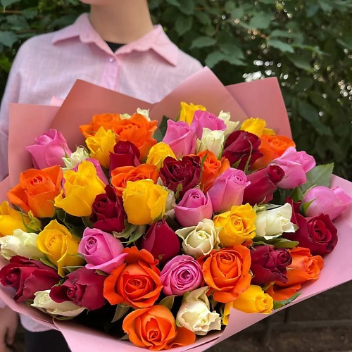 РЯБИНА ЦВЕТОЧНАЯ МАСТЕРСКАЯ Цвета радости из 51 розы, Цвета радости из 51 розы
РЯБИНА ЦВЕТОЧНАЯ МАСТЕРСКАЯ Цвета радости из 51 розы, Цвета радости из 51 розы