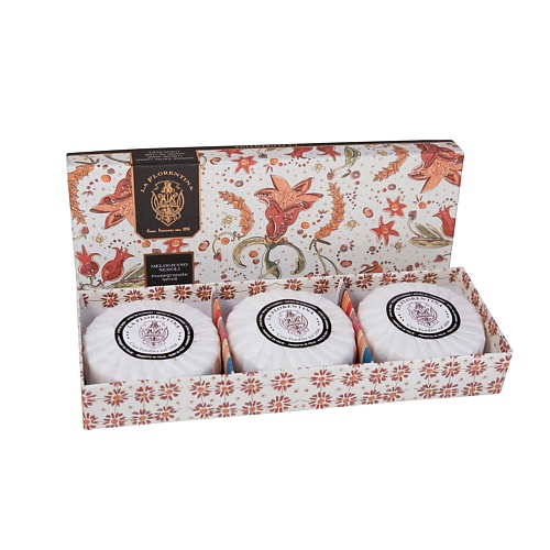 LA FLORENTINA Набор мыла Гранат и Цветок нероли 1, Набор мыла Гранат и Цветок нероли
LA FLORENTINA Набор мыла Гранат и Цветок нероли 1, Набор мыла Гранат и Цветок нероли