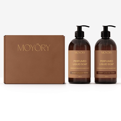 MOYÖRY Подарочный набор парфюмированного жидкого мыла Amber&Black pepper и Cherry&Beans tonka 1000, Подарочный набор парфюмированного жидкого мыла Amber&Black pepper и Cherry&Beans tonka
MOYÖRY Подарочный набор парфюмированного жидкого мыла Amber&Black pepper и Cherry&Beans tonka 1000, Подарочный набор парфюмированного жидкого мыла Amber&Black pepper и Cherry&Beans tonka