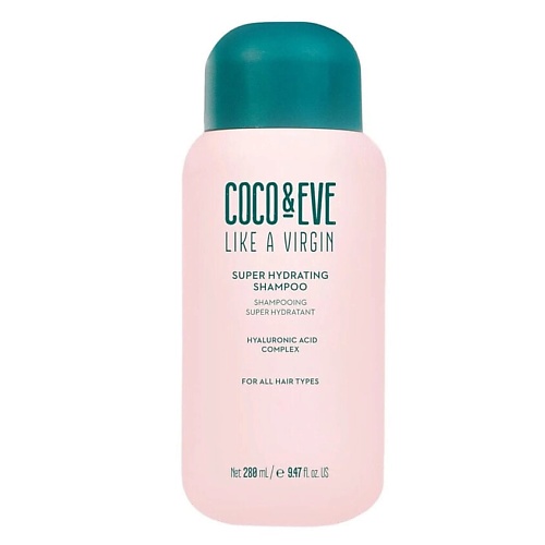 COCO & EVE Увлажняющий шампунь Like A Virgin Super Hydrating Shampoo 280, Увлажняющий шампунь Like A Virgin Super Hydrating Shampoo
COCO & EVE Увлажняющий шампунь Like A Virgin Super Hydrating Shampoo 280, Увлажняющий шампунь Like A Virgin Super Hydrating Shampoo