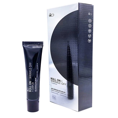 ECOBRANCH Сыворотка-роллер для кожи вокруг глаз с черной икрой 25, Сыворотка-роллер для кожи вокруг глаз с черной икрой
ECOBRANCH Сыворотка-роллер для кожи вокруг глаз с черной икрой 25, Сыворотка-роллер для кожи вокруг глаз с черной икрой