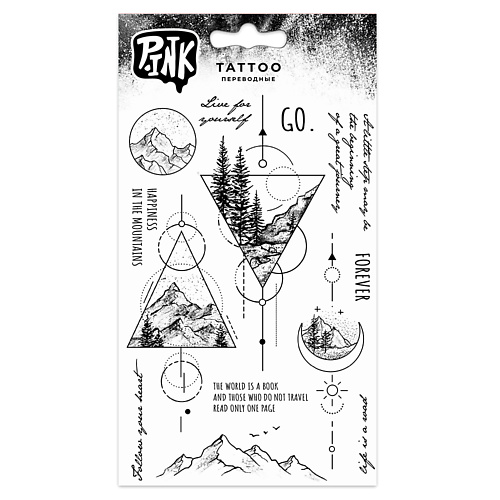 P.INK Наклейки-тату переводные 110*200 Горы, Наклейки-тату переводные 110*200 Горы
P.INK Наклейки-тату переводные 110*200 Горы, Наклейки-тату переводные 110*200 Горы