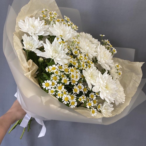 ДАРИ ЦВЕТЫ Букет с хризантемой и танацетумом, Букет с хризантемой и танацетумом
ДАРИ ЦВЕТЫ Букет с хризантемой и танацетумом, Букет с хризантемой и танацетумом