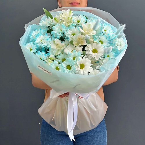 ЛАЙФБУКЕТ Букет из хризантем и альстромерий "Небесный восторг", Букет из хризантем и альстромерий "Небесный восторг"
ЛАЙФБУКЕТ Букет из хризантем и альстромерий "Небесный восторг", Букет из хризантем и альстромерий "Небесный восторг"