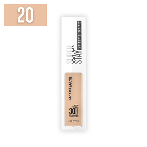 MAYBELLINE NEW YORK Стойкий консилер для лица "Super Stay Active Wear 30Ч", Стойкий консилер для лица "Super Stay Active Wear 30Ч"
MAYBELLINE NEW YORK Стойкий консилер для лица "Super Stay Active Wear 30Ч", Стойкий консилер для лица "Super Stay Active Wear 30Ч"