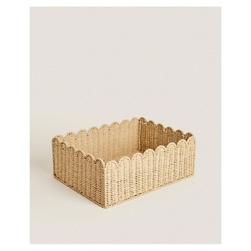 ZARA HOME Корзинка для хранения с фестонами 17 x 45 x 35 см, Корзинка для хранения с фестонами 17 x 45 x 35 см
ZARA HOME Корзинка для хранения с фестонами 17 x 45 x 35 см, Корзинка для хранения с фестонами 17 x 45 x 35 см