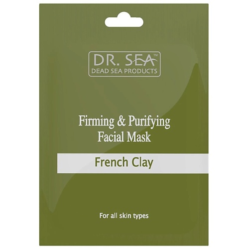 DR. SEA Укрепляющая и очищающая маска для лица с французской глиной 12, Укрепляющая и очищающая маска для лица с французской глиной
DR. SEA Укрепляющая и очищающая маска для лица с французской глиной 12, Укрепляющая и очищающая маска для лица с французской глиной
