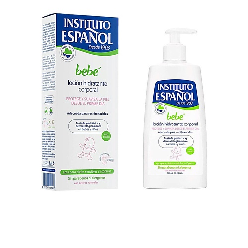 INSTITUTO ESPANOL Лосьон для тела Bebe 300, Лосьон для тела Bebe
INSTITUTO ESPANOL Лосьон для тела Bebe 300, Лосьон для тела Bebe