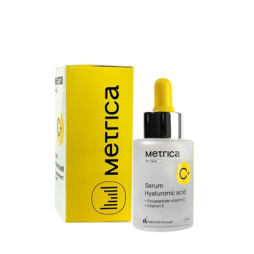 METRICA Увлажняющая сыворотка для лица с гиалуроном и витаминами С, В и Е 30, Увлажняющая сыворотка для лица с гиалуроном и витаминами С, В и Е
METRICA Увлажняющая сыворотка для лица с гиалуроном и витаминами С, В и Е 30, Увлажняющая сыворотка для лица с гиалуроном и витаминами С, В и Е