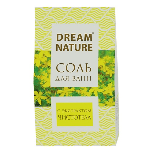 DREAM NATURE Природная соль для ванн "Чистотел" 500, Природная соль для ванн "Чистотел"
DREAM NATURE Природная соль для ванн "Чистотел" 500, Природная соль для ванн "Чистотел"