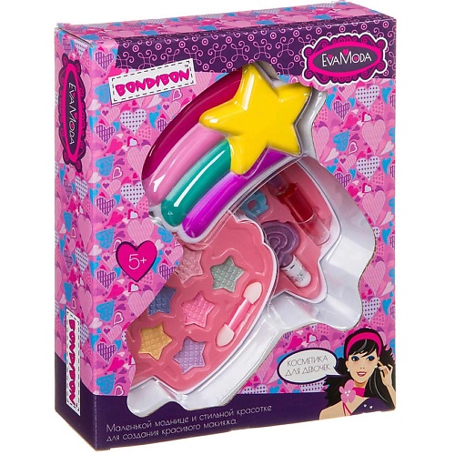BONDIBON Набор декоративной косметики Eva Moda "Сумочка Звездочка-радуга", Набор декоративной косметики Eva Moda "Сумочка Звездочка-радуга"
BONDIBON Набор декоративной косметики Eva Moda "Сумочка Звездочка-радуга", Набор декоративной косметики Eva Moda "Сумочка Звездочка-радуга"