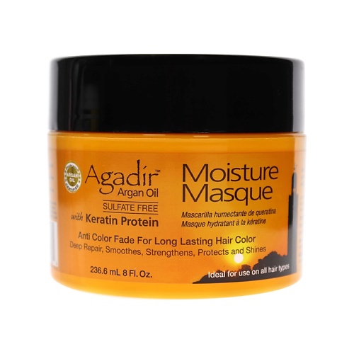 AGADIR Маска для волос увлажняющая с аргановым маслом Argan Oil Moisture Masque 236, Маска для волос увлажняющая с аргановым маслом Argan Oil Moisture Masque
AGADIR Маска для волос увлажняющая с аргановым маслом Argan Oil Moisture Masque 236, Маска для волос увлажняющая с аргановым маслом Argan Oil Moisture Masque