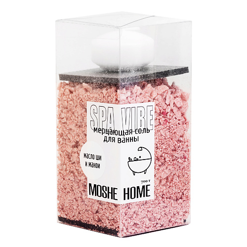 MOSHE HOME Мерцающая соль для ванны SPA VIBE аромат масло ши и манои 700, Мерцающая соль для ванны SPA VIBE аромат масло ши и манои
MOSHE HOME Мерцающая соль для ванны SPA VIBE аромат масло ши и манои 700, Мерцающая соль для ванны SPA VIBE аромат масло ши и манои