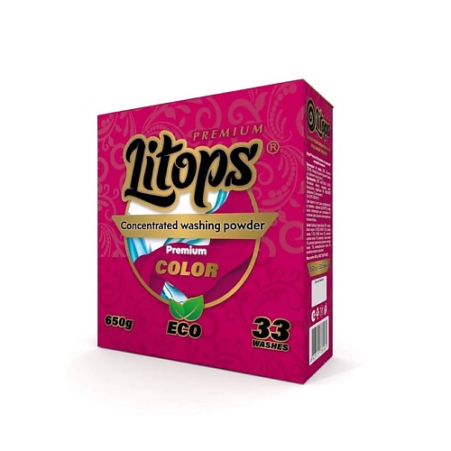LITOPS Стиральный порошок с кондиционером автомат Premium ECO для цветного белья, 33 стирки 650, Стиральный порошок с кондиционером автомат Premium ECO для цветного белья, 33 стирки
LITOPS Стиральный порошок с кондиционером автомат Premium ECO для цветного белья, 33 стирки 650, Стиральный порошок с кондиционером автомат Premium ECO для цветного белья, 33 стирки