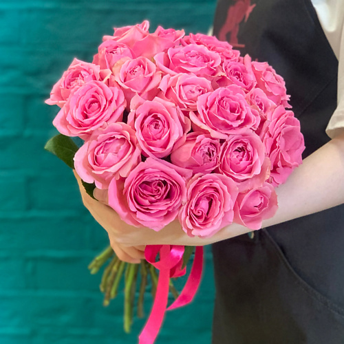 ЦВЕТЫ МИШКИ Букет из 21 розовой розы, Букет из 21 розовой розы
ЦВЕТЫ МИШКИ Букет из 21 розовой розы, Букет из 21 розовой розы