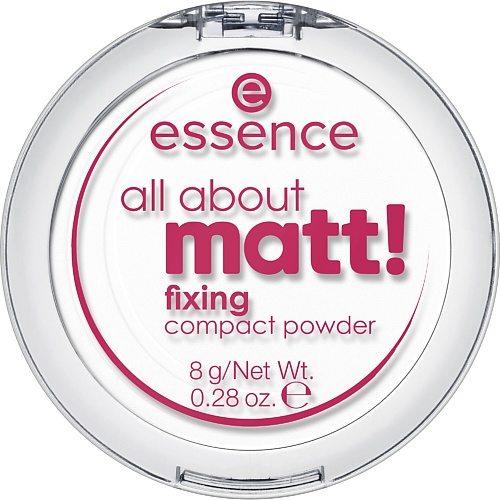 ESSENCE Фиксирующая матирующая компактная пудра all about matt! 8, Фиксирующая матирующая компактная пудра all about matt!
ESSENCE Фиксирующая матирующая компактная пудра all about matt! 8, Фиксирующая матирующая компактная пудра all about matt!