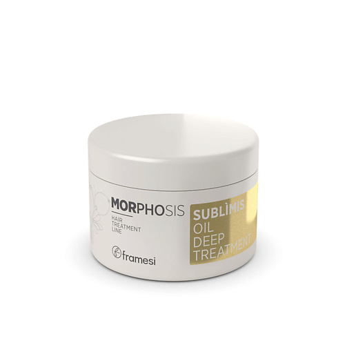 FRAMESI Маска для волос на основе арганового масла MORPHOSIS SUBLIMIS OIL DEEP TREATMENT 200, Маска для волос на основе арганового масла MORPHOSIS SUBLIMIS OIL DEEP TREATMENT
FRAMESI Маска для волос на основе арганового масла MORPHOSIS SUBLIMIS OIL DEEP TREATMENT 200, Маска для волос на основе арганового масла MORPHOSIS SUBLIMIS OIL DEEP TREATMENT